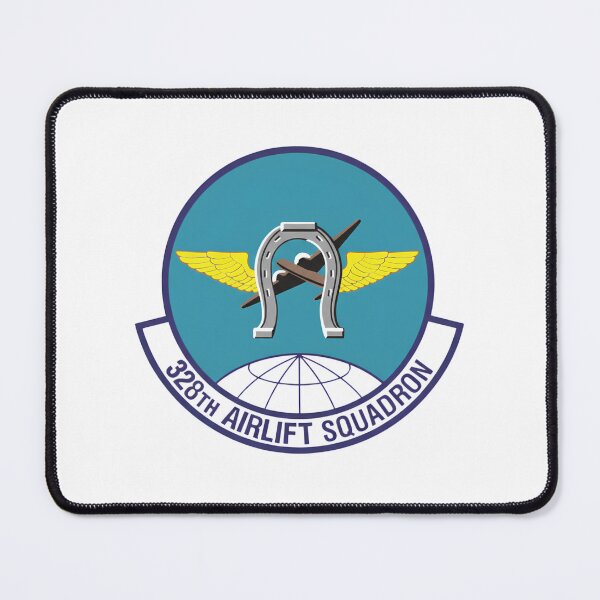 Item preview, 328th AS Horseshoe and Wings Patch designed and sold by CharlieDesings.