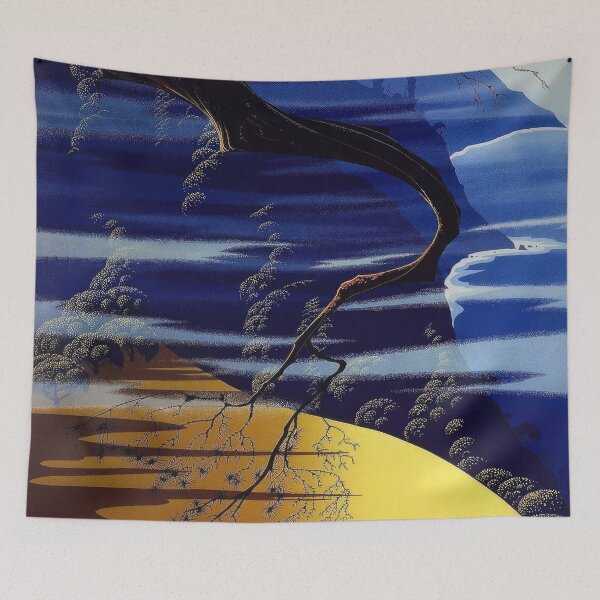 Aperçu de l'œuvre Eyvind Earle abstrait, Eyvind Earle art, Eyvind Earle artiste, Eyvind Earle fond, Eyvind Earle californie, Eyvind Earle palette de couleurs, Eyvind Earle paysage fantastique, Eyvind Earle fine art créée et vendue par EmmieHart.