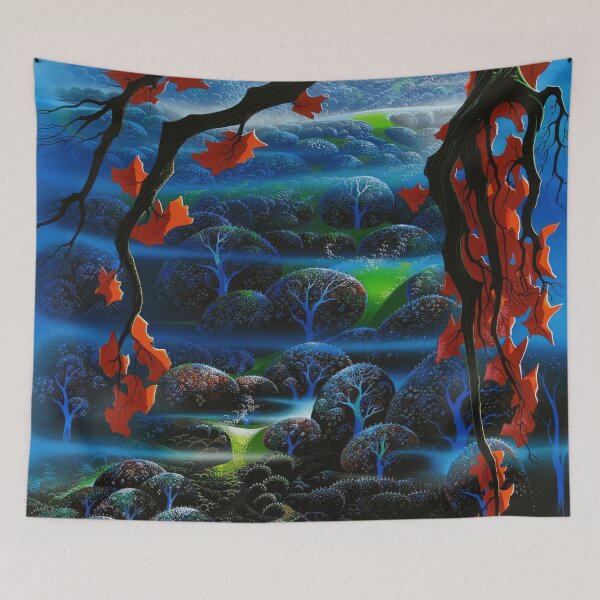 Aperçu de l'œuvre Eyvind Earle abstrait, Eyvind Earle art, Eyvind Earle artiste, Eyvind Earle fond, Eyvind Earle californie, Eyvind Earle palette de couleurs, Eyvind Earle paysage fantastique, Eyvind Earle fine art créée et vendue par EmmieHart.