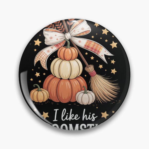 Item preview, I Like His Broomstick He Likes My Pumpkins Couples Halloween3 designed and sold by MyzoToyota.