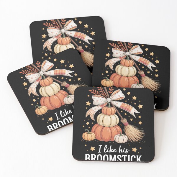 Item preview, I Like His Broomstick He Likes My Pumpkins Couples Halloween3 designed and sold by MyzoToyota.