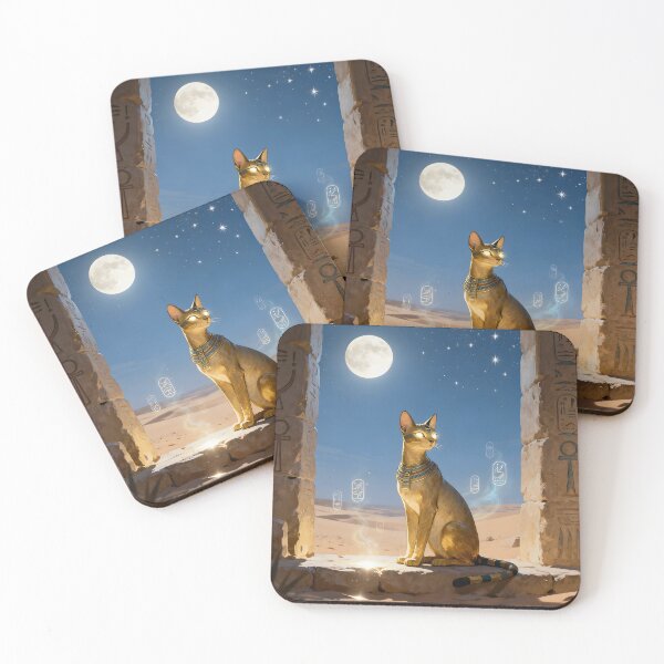 Item preview, Lunar Cat – Guardian of the Threshold designed and sold by SoniaSarkali.