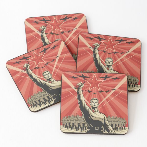 Item preview, Unity Power Heroic Soviet Propaganda Poster designed and sold by Tonkladesigns.
