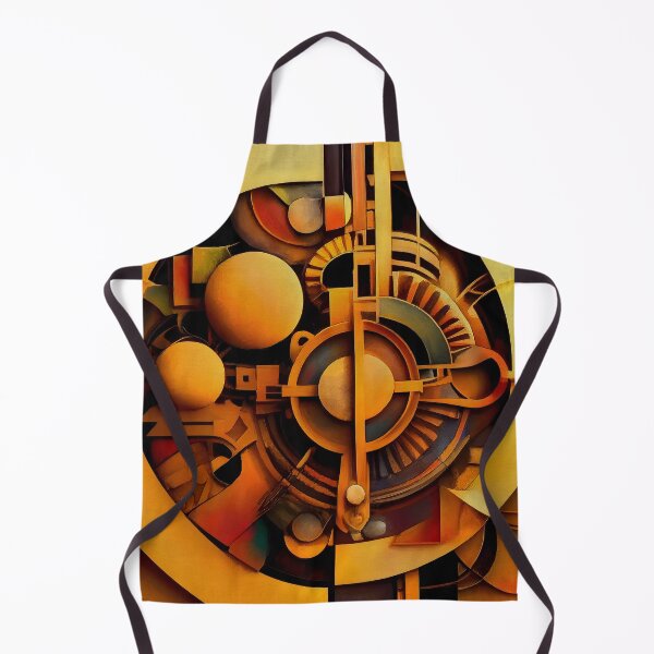Item preview, Steampunk Time Machine Golden Mechanism Abstract Painting designed and sold by Jirka Svetlik, Studio Illuvision.
