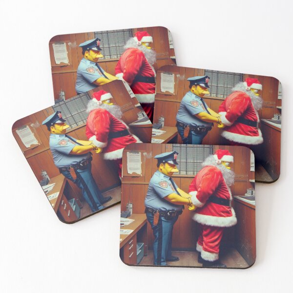 Item preview, Ho-Ho-Hold the Donuts: North Pole Detention, Channel 7 Static designed and sold by Print Fiction.