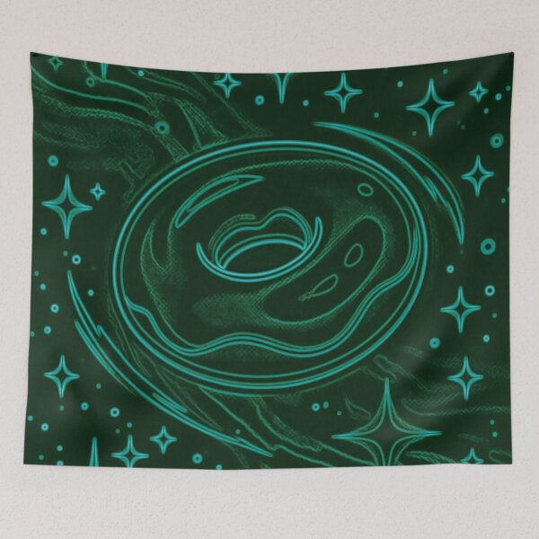 Item preview, Toxic Nebula Donut – Blacklight Glaze designed and sold by MRC4Studio.