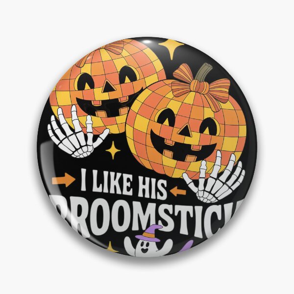 Item preview, I Like His Broomstick He Likes My Pumpkins Couples Halloween7  designed and sold by MyzoToyota.