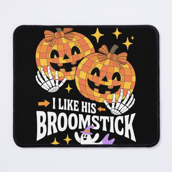 Item preview, I Like His Broomstick He Likes My Pumpkins Couples Halloween7 designed and sold by MyzoToyota.