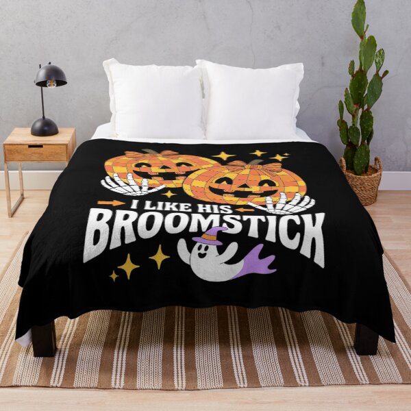 Item preview, I Like His Broomstick He Likes My Pumpkins Couples Halloween7  designed and sold by MyzoToyota.