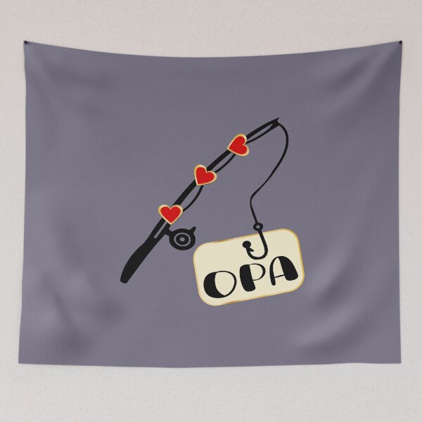 Item preview, Fishing rod, fishing, grandpa designed and sold by minimalartstory.