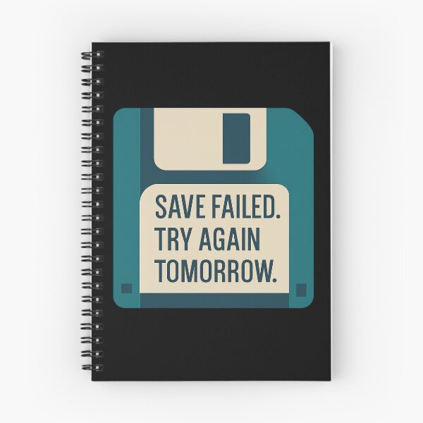 Item preview, Retro Floppy Disk - Save Failed Funny Tech Quote designed and sold by MKreative Studio.