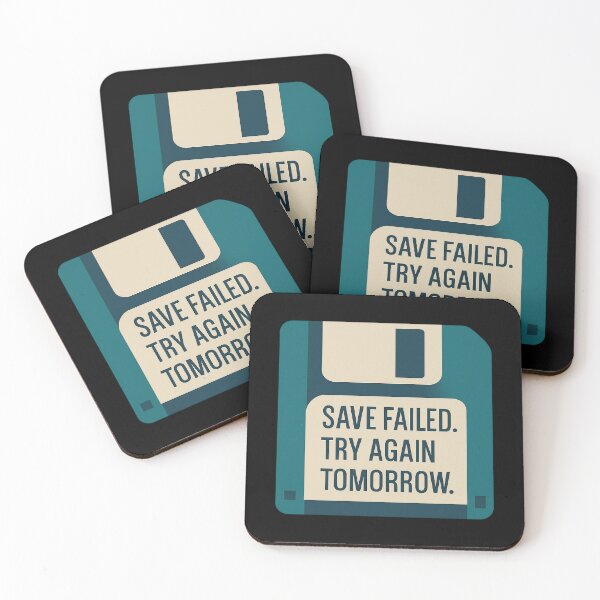 Item preview, Retro Floppy Disk - Save Failed Funny Tech Quote designed and sold by MKreative Studio.