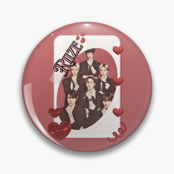 Item preview, Riize Kpop Boy group Celebrity Illustration korean pop art Scrapbook Collage Red Aesthetic Collage Design designed and sold by AJUNICE STUDIO.