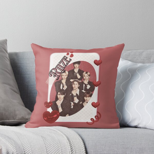 Item preview, Riize Kpop Boy group Celebrity Illustration korean pop art Scrapbook Collage Red Aesthetic Collage Design designed and sold by AJUNICE STUDIO.