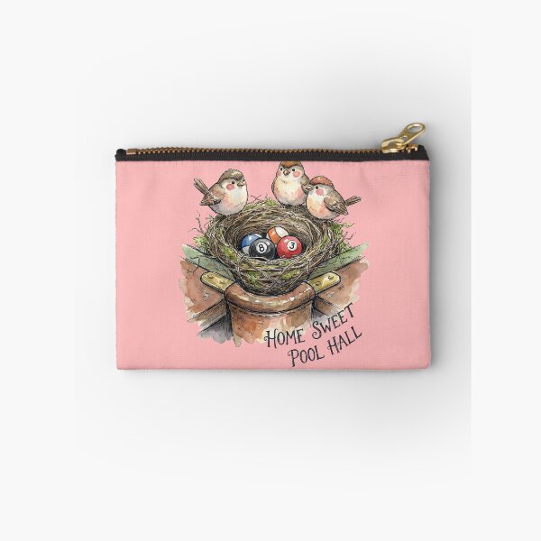 Item preview, Home Sweet Pool Hall – Billiards Bird Nest Art designed and sold by Majnon8bp.
