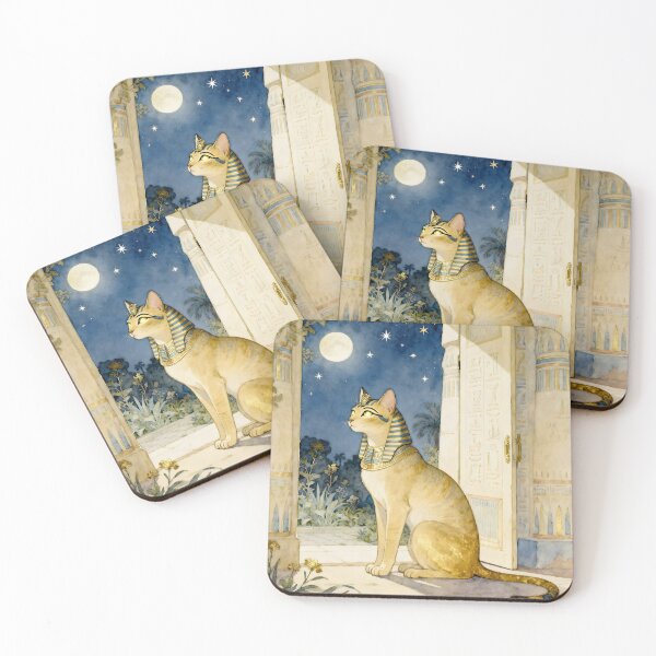 Item preview, Lunar Cat – Guardian of the Threshold designed and sold by SoniaSarkali.