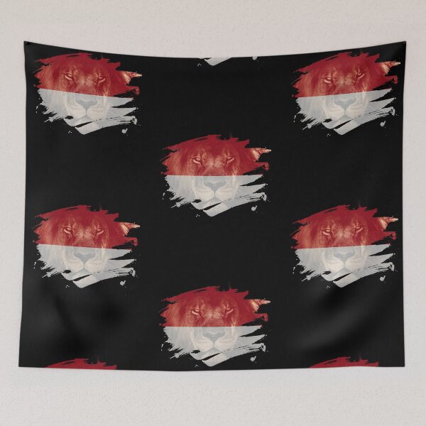Item preview, Indonesia Flag & African Lion Picture   Indonesian Pride T Shirt designed and sold by ockshirts.