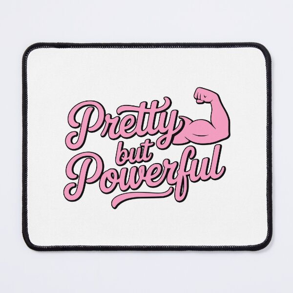 Item preview, Pretty But Powerful! Pink Gym Girl designed and sold by PMCreative.