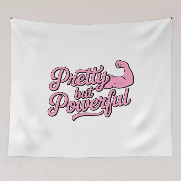 Item preview, Pretty But Powerful! Pink Gym Girl designed and sold by PMCreative.