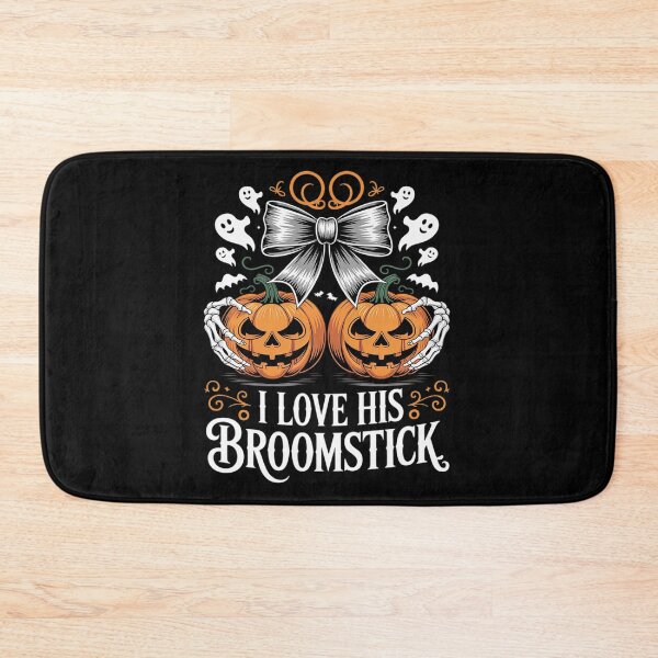 Item preview, I Love His Broomstick He Like My Pumpkins Halloween Couples designed and sold by MyzoToyota.
