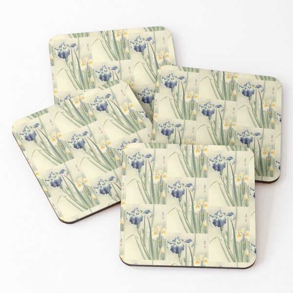 Item preview, Irises by Ohara Koson : Tranquil Shin Hanga Japanese Poster designed and sold by artofuniverse.