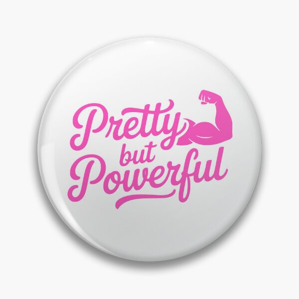 Item preview, Pretty But Powerful! Pink Musccular Girl designed and sold by PMCreative.