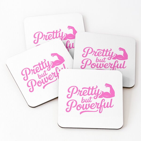Item preview, Pretty But Powerful! Pink Musccular Girl designed and sold by PMCreative.