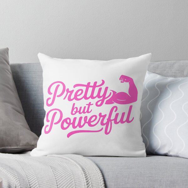 Item preview, Pretty But Powerful! Pink Musccular Girl designed and sold by PMCreative.