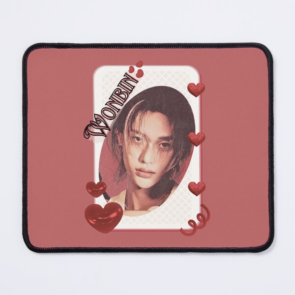Item preview, Riize Wonbin Kpop Boy group Celebrity Illustration korean pop art Scrapbook Collage Red Aesthetic Collage Design designed and sold by AJUNICE STUDIO.