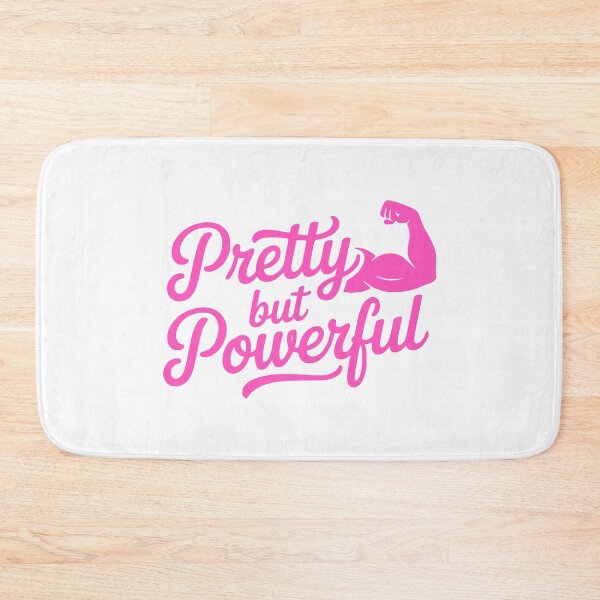 Item preview, Pretty But Powerful! Pink Musccular Girl designed and sold by PMCreative.