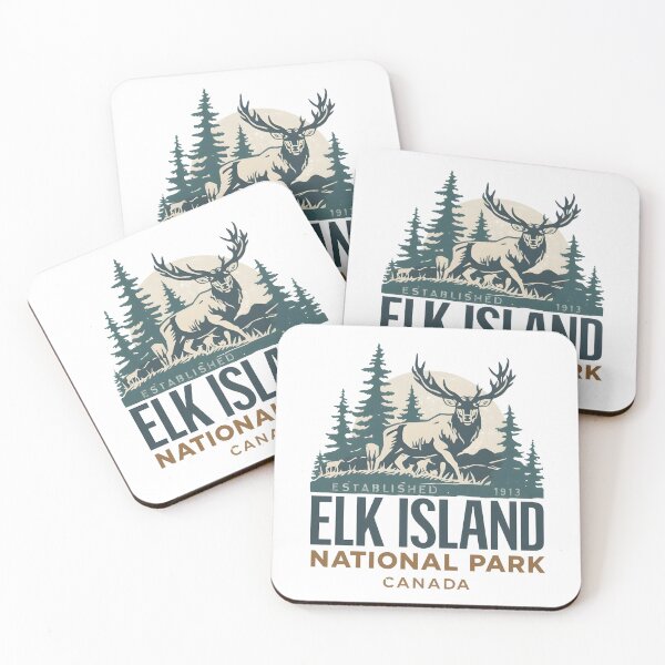 Item preview, Elk Island National Park - Canada  designed and sold by GoodOldVintage.