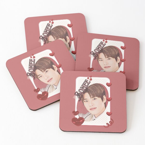 Item preview, Riize Sohee Kpop Boy group Celebrity Illustration korean pop art Scrapbook Collage Red Aesthetic Collage Design designed and sold by AJUNICE STUDIO.