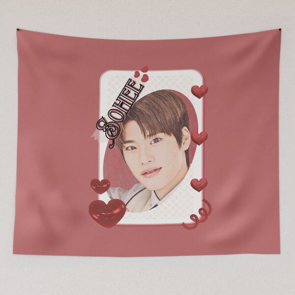 Item preview, Riize Sohee Kpop Boy group Celebrity Illustration korean pop art Scrapbook Collage Red Aesthetic Collage Design designed and sold by AJUNICE STUDIO.