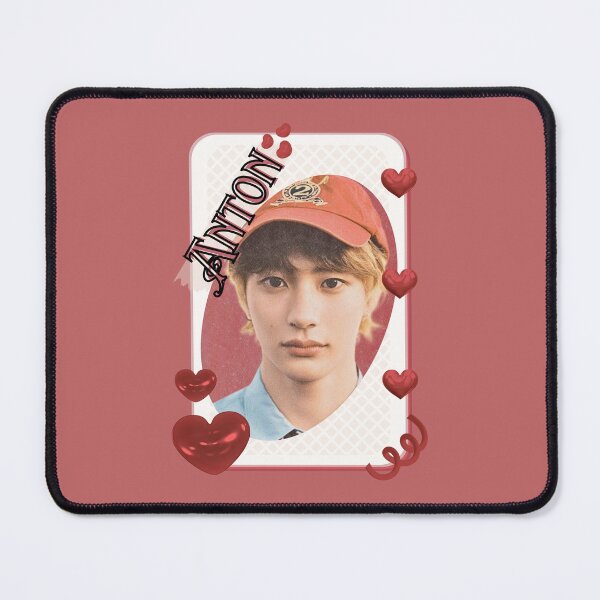 Item preview, Riize Anton Kpop Boy group Celebrity Illustration korean pop art Scrapbook Collage Red Aesthetic Collage Design designed and sold by AJUNICE STUDIO.