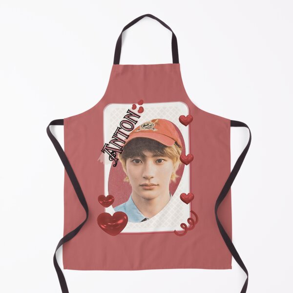 Item preview, Riize Anton Kpop Boy group Celebrity Illustration korean pop art Scrapbook Collage Red Aesthetic Collage Design designed and sold by AJUNICE STUDIO.