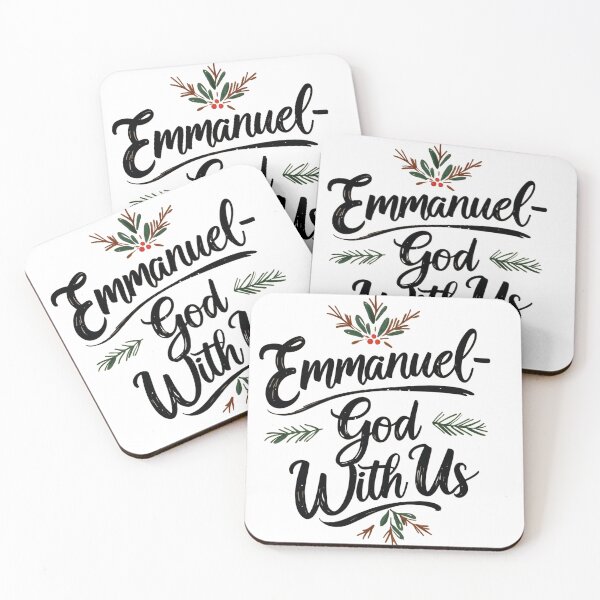 Item preview, Emmanuel God with us, Christian Christmas Faith Design designed and sold by NoviaRobert.