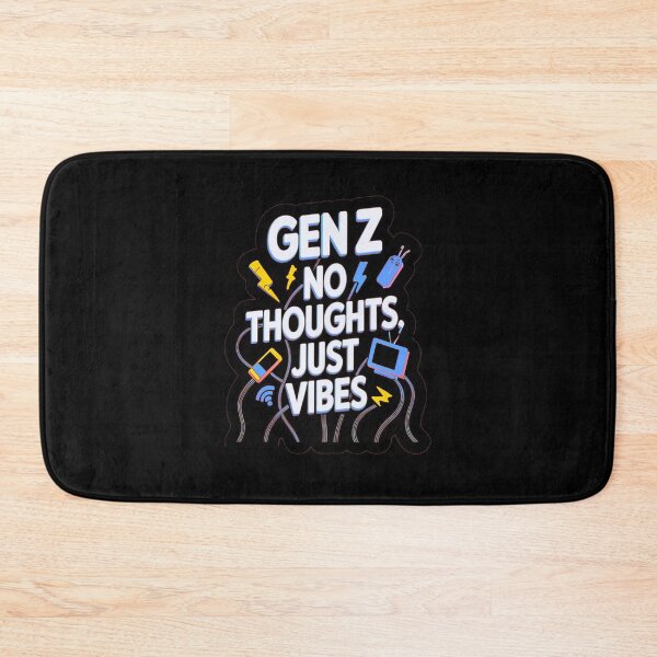 Item preview, Genz no thoughts, just vibes designed and sold by Shresart ✨.