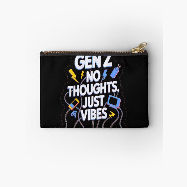 Item preview, Genz no thoughts, just vibes designed and sold by Shresart ✨.