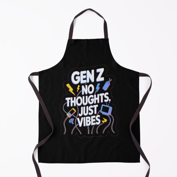 Item preview, Genz no thoughts, just vibes designed and sold by Shresart ✨.