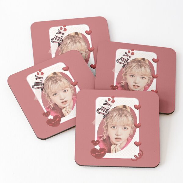 Item preview, NMIXX Lily Kpop Girl group Scrapbook Collage Scrapbook Collage Red Aesthetic Collage Design designed and sold by AJUNICE STUDIO.