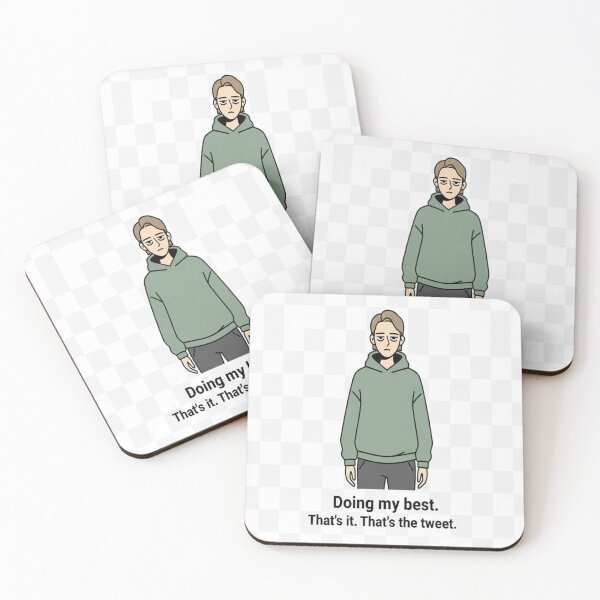 Item preview, Title: Doing My Best. That’s The Tweet. | Minimalist Tired Vibe Meme T-Shirt designed and sold by Brajrani.