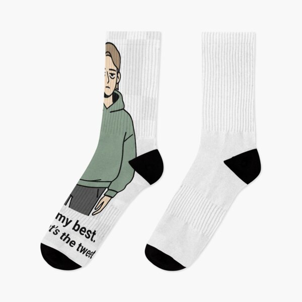 Item preview, Title: Doing My Best. That’s The Tweet. | Minimalist Tired Vibe Meme T-Shirt designed and sold by Brajrani.