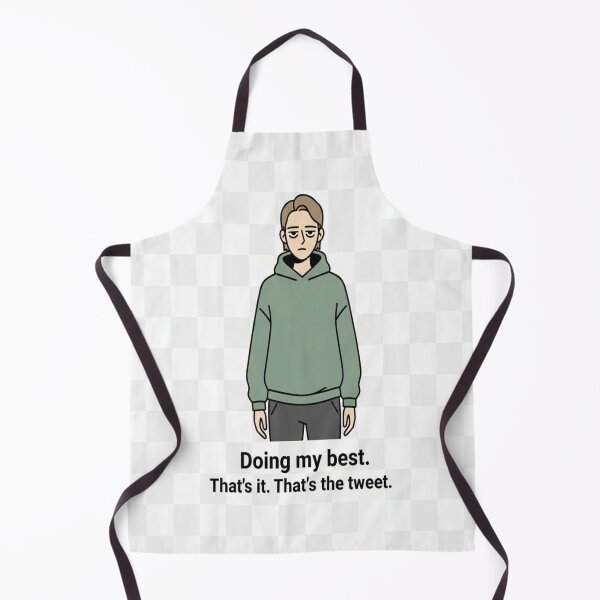 Item preview, Title: Doing My Best. That’s The Tweet. | Minimalist Tired Vibe Meme T-Shirt designed and sold by Brajrani.