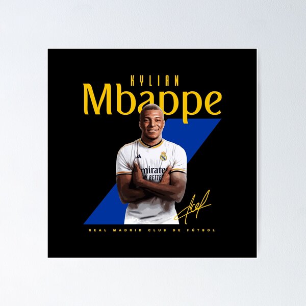 Artikelvorschau, Kylian Mbappe Poster entworfen und verkauft von Julietfitzpatr.