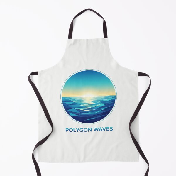 Item preview, Polygon Ocean Waves" designed and sold by Swaysurgeart.