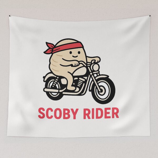 Item preview, Scoby Rider – Fermentation Meets Motorcycle Culture  designed and sold by SidTastic .