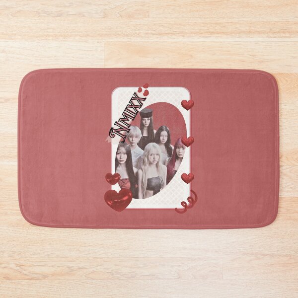 Item preview, NMIXX Kpop Girl group Scrapbook Collage Scrapbook Collage Red Aesthetic Collage Design designed and sold by AJUNICE STUDIO.