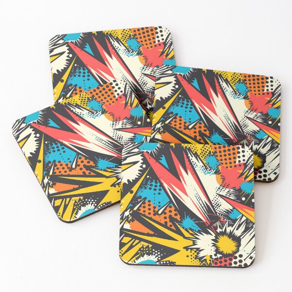 Item preview, Vibrant Pop Art Graffiti Seamless Pattern 14 designed and sold by CharlieDesings.