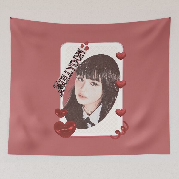 Artikelvorschau, NMIXX Sullyoon Kpop Girlgroup Scrapbook Collage Scrapbook Collage Red Aesthetic Collage Design entworfen und verkauft von AJUNICE STUDIO.