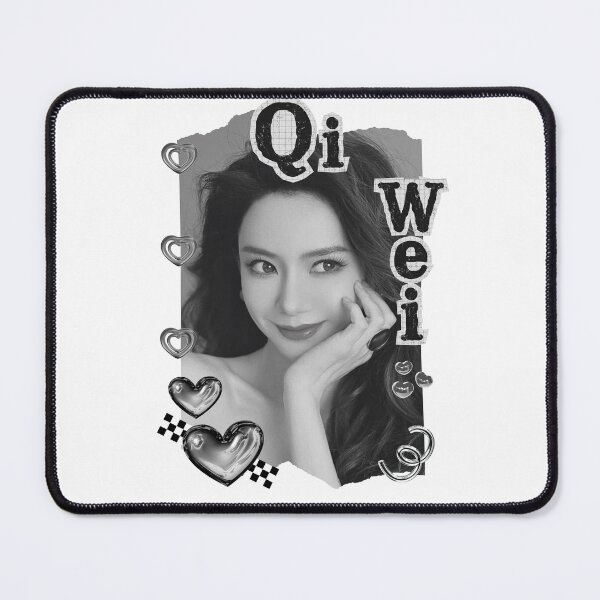 Item preview, Qi Wei (戚薇) Chinese Actress Art Chinese Celebrity Illustration Black and White Collage Digital Art Portrait designed and sold by AJUNICE STUDIO.